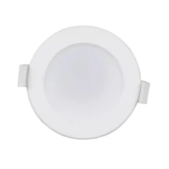 Loftlamper|Indbygningsspots ^ PRIOS LED-indbygningslampe Rida, 3 enheder, hvid, 23 cm, 30W, CCT, IP44