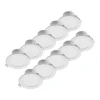 PRIOS Loftlamper|Loftlamper > LED-indbygningslampe Rida, sæt med 10, hvid, 12 cm, CCT, IP44