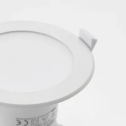 PRIOS Loftlamper|Loftlamper > LED-indbygningslampe Rida, sæt med 10, hvid, 12 cm, CCT, IP44