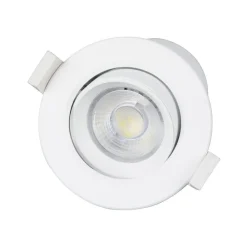 Loftlamper|Indbygningsspots ^ PRIOS LED indbygningslampe Shima, hvid, 7W, 3000K, 10stk, dæmpbar