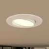 PRIOS Loftlamper|Indbygningsspots > LED-indbygningslampe Shima, hvid, 7 W, 3000K, dæmpbar