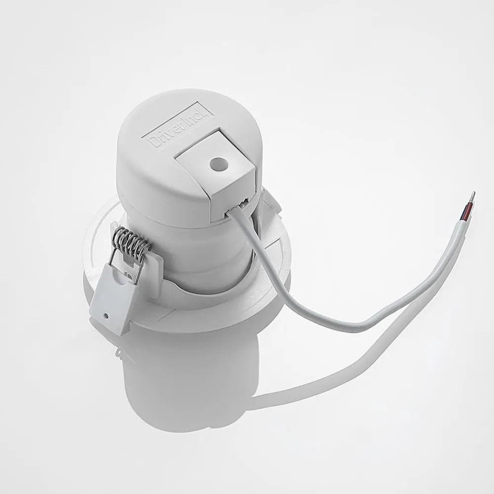 PRIOS Loftlamper|Indbygningsspots > LED-indbygningslampe Shima, hvid, 7 W, 3000K, dæmpbar