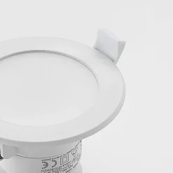 PRIOS Loftlamper|Loftlamper > LED-indbygningsspot Rida, hvid. Ø 10 cm, CCT, IP44