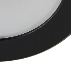 PRIOS Loftlamper|Loftlamper > LED-indbygningsspot Rida, sort, Ø 10 cm, CCT, IP44