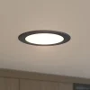PRIOS Loftlamper|Loftlamper > LED indbygningsspot Rida, sort, 14,5 cm, 12 W, CCT
