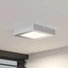 PRIOS Loftlamper > LED-loftlampe Alette, sølv, 17,2 cm, dæmpbar