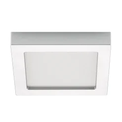 PRIOS Loftlamper > LED-loftlampe Alette, sølv, 22,7 cm, 24W, dæmpbar