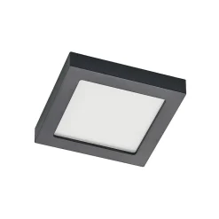 Loftlamper ^ PRIOS LED-loftlampe Alette, sort, 18 W, CCT, dæmpbar