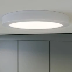 PRIOS Loftlamper|Loftlamper > LED-loftlampe Aureka, bevægelsessensor, Ø 23 cm, hvid