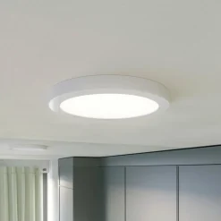 PRIOS Loftlamper|Loftlamper > LED-loftlampe Aureka, bevægelsessensor, Ø 23 cm, hvid