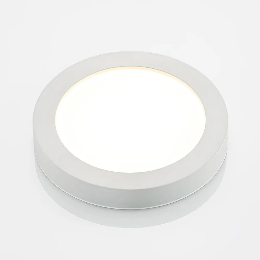 PRIOS Loftlamper|Loftlamper > LED-loftlampe Edwina, hvid, 25 cm, CCT, IP44