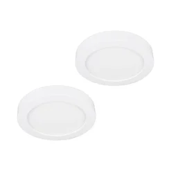 PRIOS Loftlamper|Loftlamper > LED-loftlampe Edwina, hvid, 18 cm, sæt med 2 stk