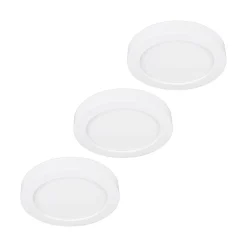 Loftlamper ^ PRIOS LED-loftlampe Edwina, hvid, 12 cm sæt med 3 stk