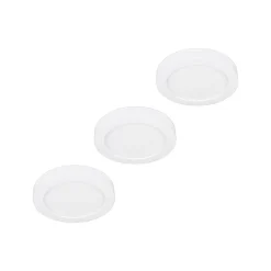 PRIOS Loftlamper|Indbygningsspots > LED-loftlampe Edwina, hvid, 23 cm, sæt med 3 stk