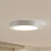 PRIOS Loftlamper|Loftlamper > LED-loftlampe Edwina, sølv, 25 cm, CCT, IP44