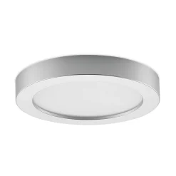 PRIOS Loftlamper|Loftlamper > LED-loftlampe Edwina, sølv, 25 cm, CCT, IP44