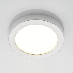 PRIOS Loftlamper|Loftlamper > LED-loftlampe Edwina, sølv, 25 cm, CCT, IP44