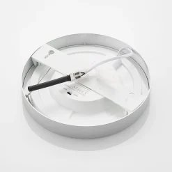 PRIOS Loftlamper|Loftlamper > LED-loftlampe Edwina, sølv, 25 cm, CCT, IP44