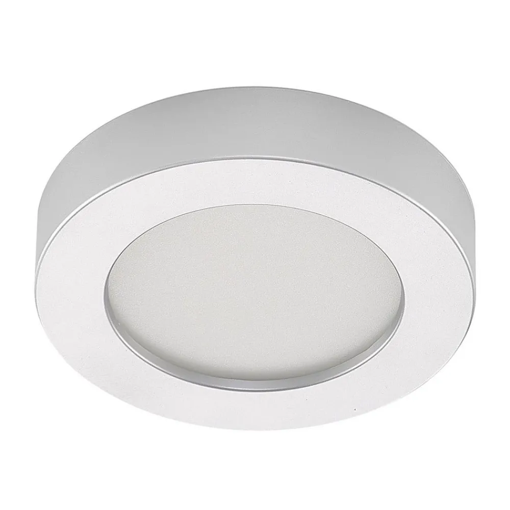 PRIOS Loftlamper > LED-loftlampe Edwina, sølv, 18 cm, sæt med 3 stk