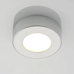 PRIOS Loftlamper > LED-loftlampe Edwina, sølv, 12 cm, CCT, IP44