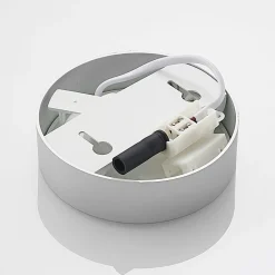 PRIOS Loftlamper > LED-loftlampe Edwina, sølv, 12 cm, CCT, IP44