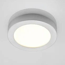 Loftlamper|Indbygningsspots ^ PRIOS LED-loftlampe Edwina, sølv, 23 cm, sæt med 3 stk