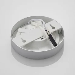 Loftlamper ^ PRIOS LED-loftlampe Edwina, sølv, 18 cm, sæt med 2 stk