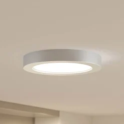 PRIOS Loftlamper > LED-loftlampe Edwina, sølv, 25 cm, sæt med 2 stk