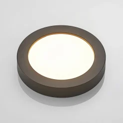 PRIOS Loftlamper|Loftlamper > LED-loftlampe Edwina, sort, 23 cm, CCT, IP44