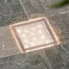 PRIOS Terrassebelysning|Nedgravet Udebelysning > LED nedgravningslampe Ewgenie, 10 cm, transparent