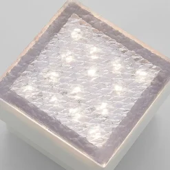 PRIOS Terrassebelysning|Nedgravet Udebelysning > LED nedgravningslampe Ewgenie, 10 cm, transparent
