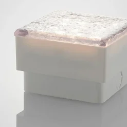 PRIOS Terrassebelysning|Nedgravet Udebelysning > LED nedgravningslampe Ewgenie, 10 cm, transparent