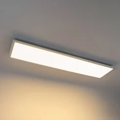 PRIOS Arbejdsrum/Kontor|Loftlamper > LED-panel Gelora, CCT, 120 cm x 30 cm, fjernbetjening
