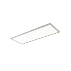 Loftlamper ^ PRIOS LED-panel Gelora, 80 cm, 4.000 K, sølvfarvet, aluminium