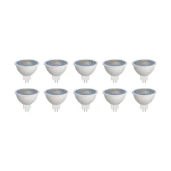 Led Pærer ^ PRIOS LED-reflektor GU5.3 7.5W 621lm 36° hvid 830 sæt med 10 stk