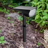PRIOS Solcellelamper|Terrassebelysning > LED-solspot Helier, 49 cm, sort, jordspyd