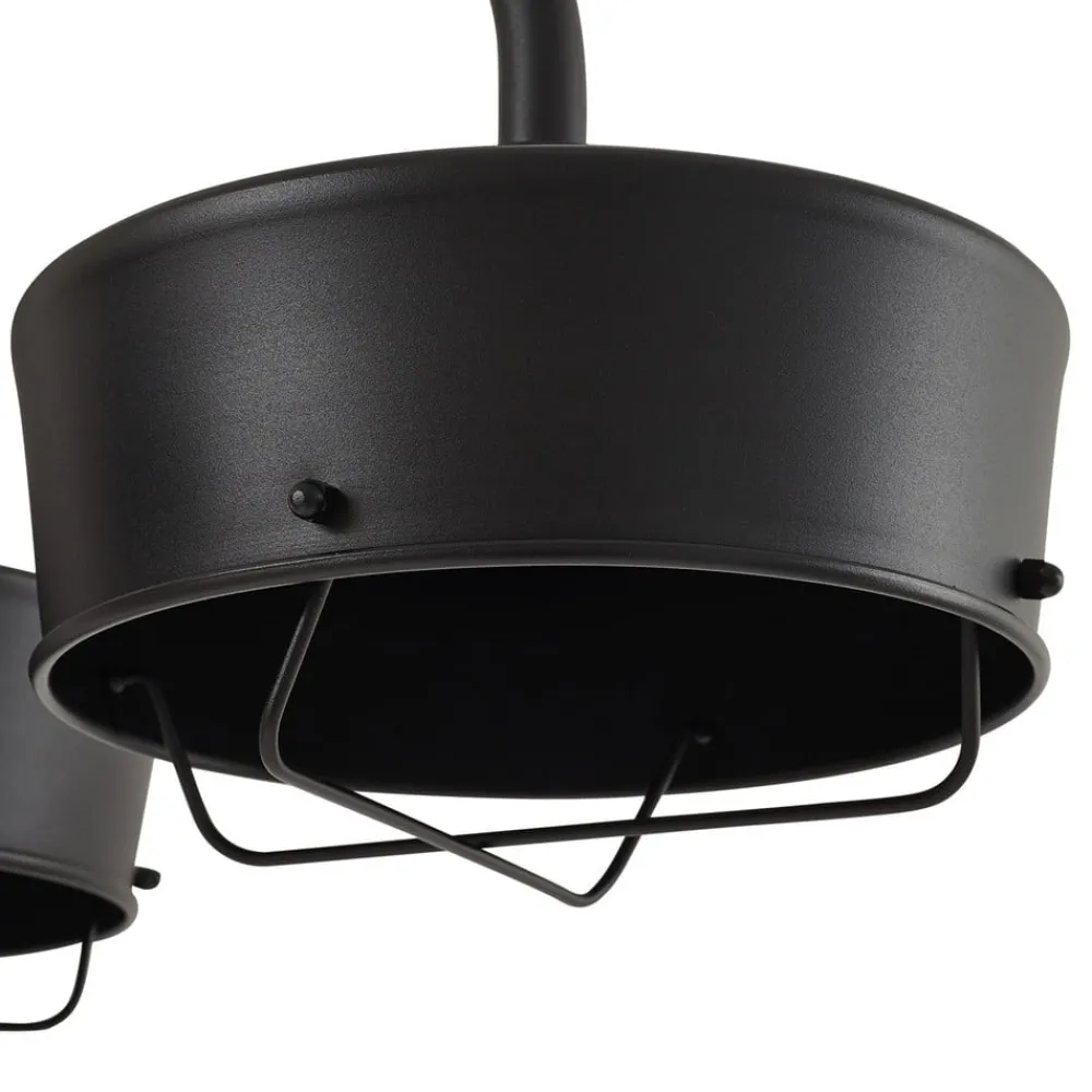 PRIOS Terrassebelysning|Gadebelysning > LED-udendørslampe Thorus, 204 cm, sort, 3 lyskilder, IP44