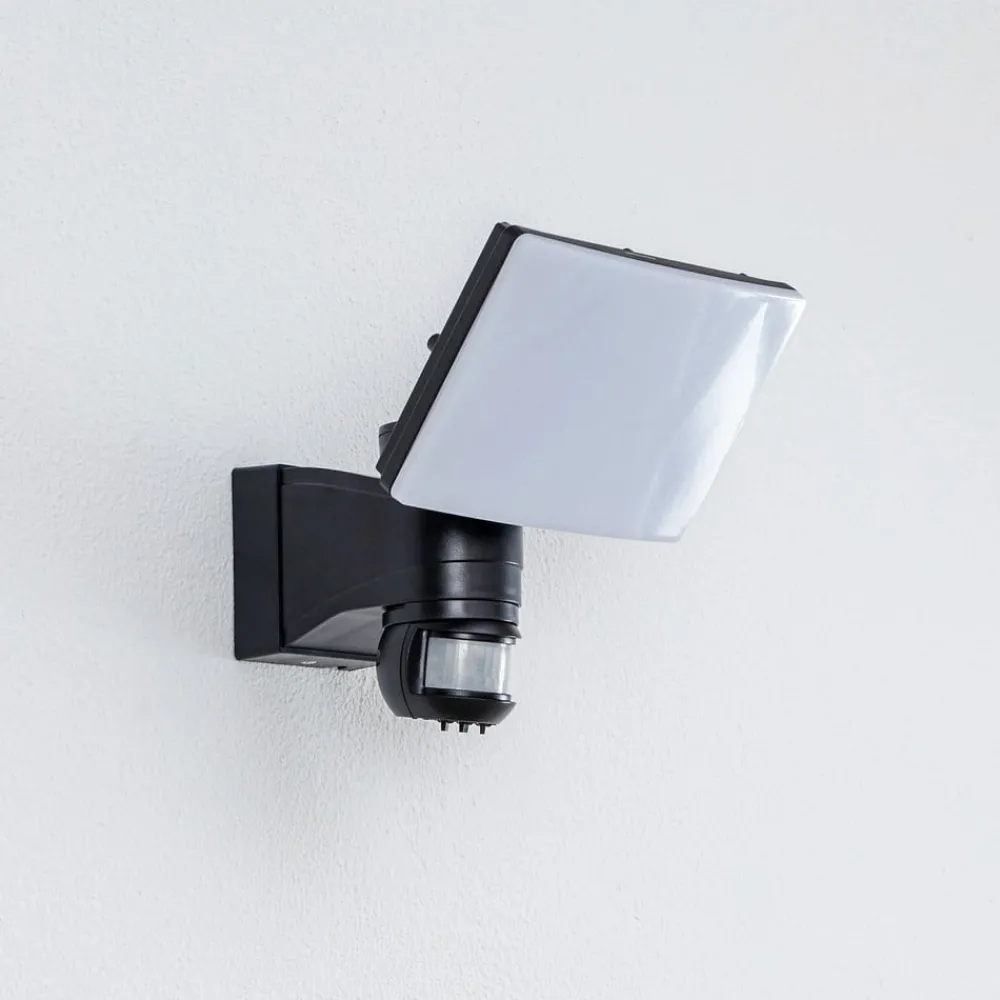 PRIOS Væglampe Med Sensor|Terrassebelysning > LED udendørs vægspot Avayah, bevægelsessensor, IP44