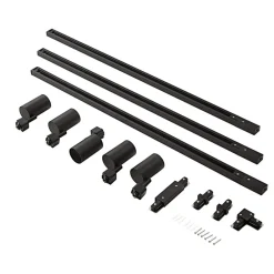 Gang|Pendellamper ^ PRIOS 1 lyskilde skinnesystem Jorell, sort, 5 lyskilder, GU10