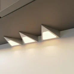PRIOS Underskabsbelysning > Odia LED-underskabsbelysning, stål, 3 lyskilder.
