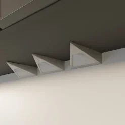 PRIOS Underskabsbelysning > Odia LED-underskabsbelysning, stål, 3 lyskilder.