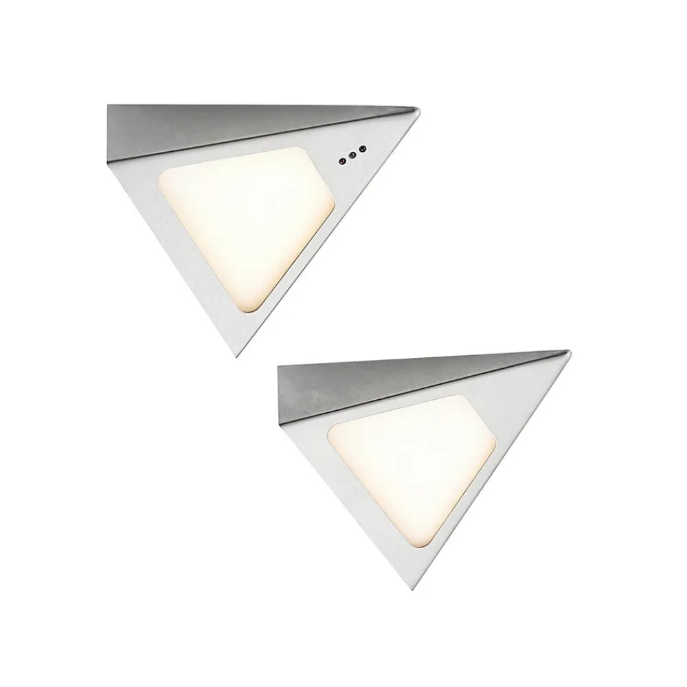 PRIOS Underskabsbelysning > Odia LED-underskabsbelysning, stål, 2 lyskilder.