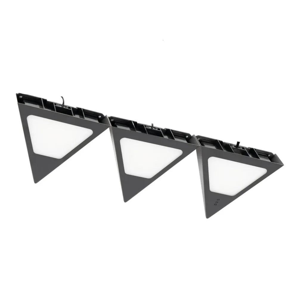 PRIOS Underskabsbelysning > Odia LED-underskabsbelysning, sort, 3 stk