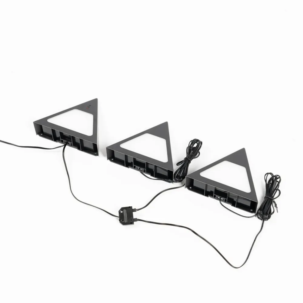 PRIOS Underskabsbelysning > Odia LED-underskabsbelysning, sort, 3 stk