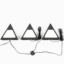 PRIOS Underskabsbelysning > Odia LED-underskabsbelysning, sort, 3 stk