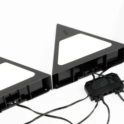 Underskabsbelysning ^ PRIOS Odia LED-underskabsbelysning, sort, sæt med 5 stk