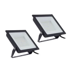 PRIOS Terrassebelysning|Udendørs Spot > udendørs LED-spot Maikel, 100 W, metal, 2 stk