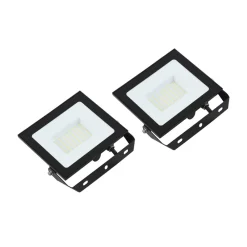 Terrassebelysning|Udendørs Spot ^ PRIOS udendørs LED-spot Maikel, 50 W, metal, 2 stk