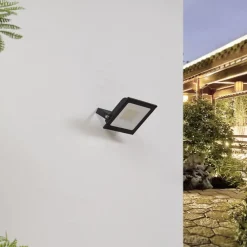 Terrassebelysning|Udendørs Spot ^ PRIOS udendørs LED-spot Maikel, 50W, 4000lm, metal