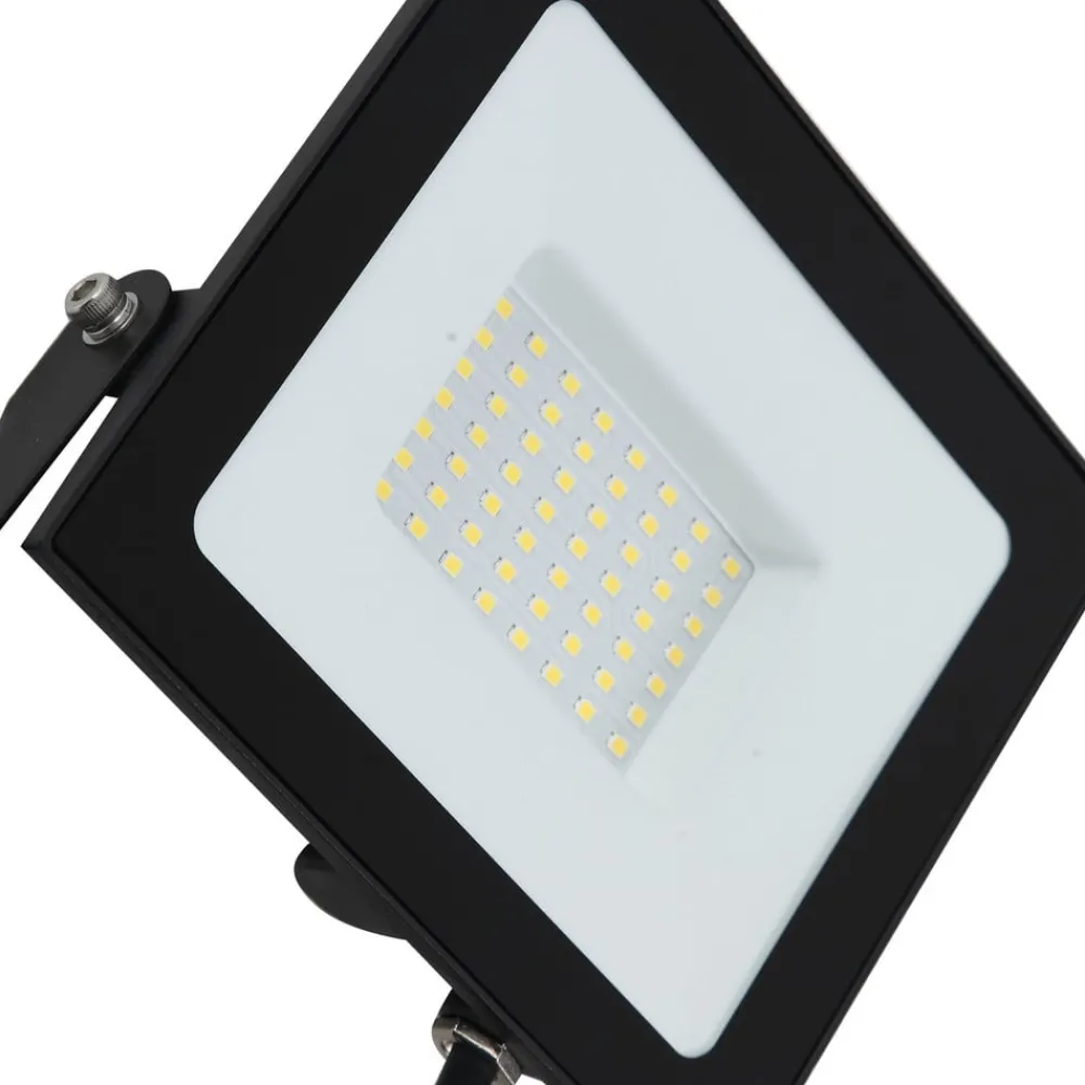 Terrassebelysning|Udendørs Spot ^ PRIOS udendørs LED-spot Maikel, 50W, 4000lm, metal